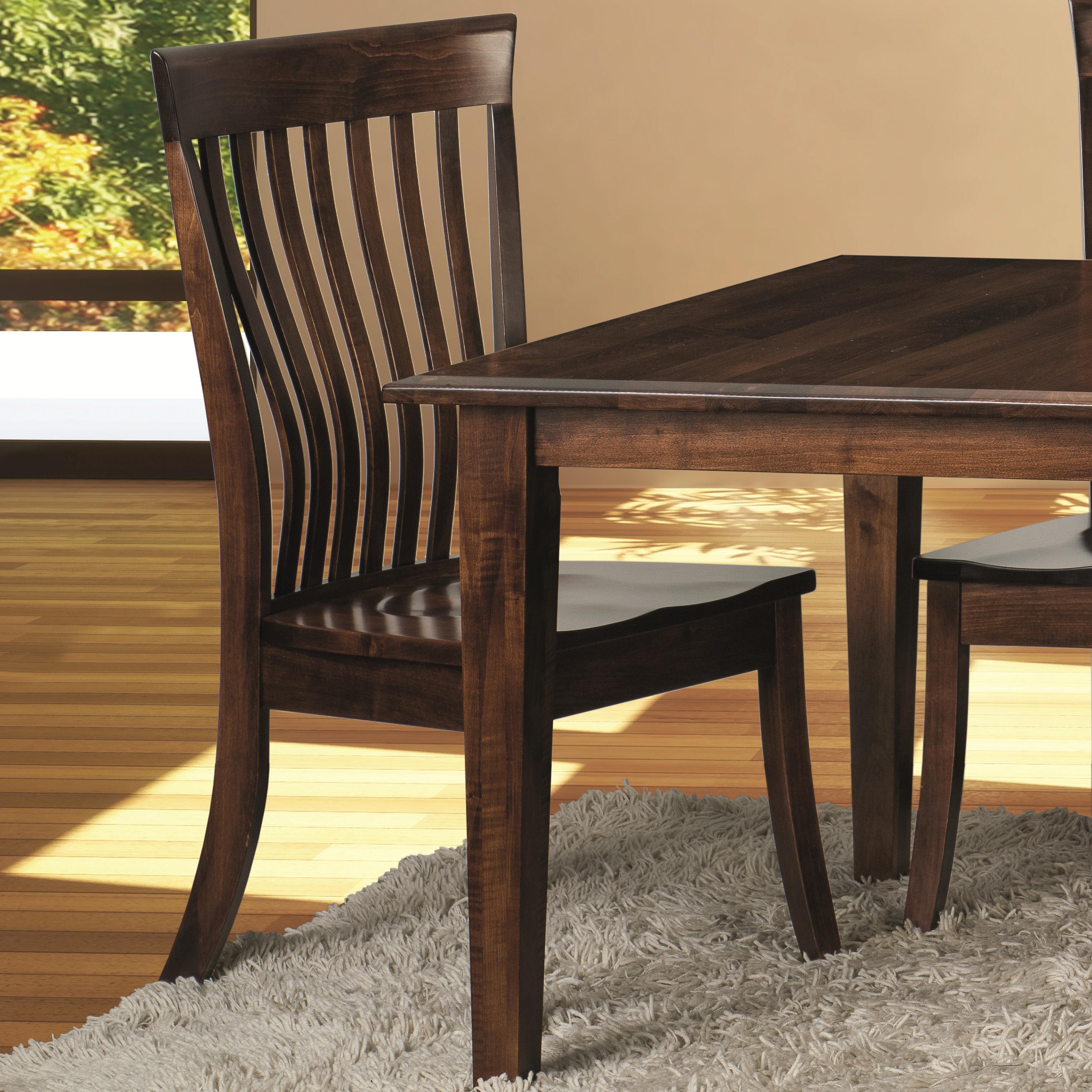 Amish Impressions by Fusion Designs Classic Kennebec Side Chair with